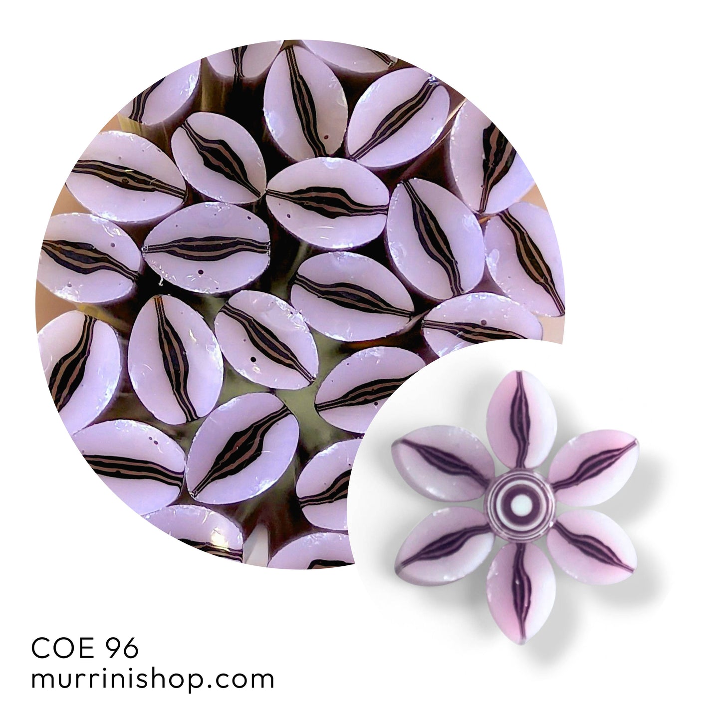 Lilac Arc Petal COE 96