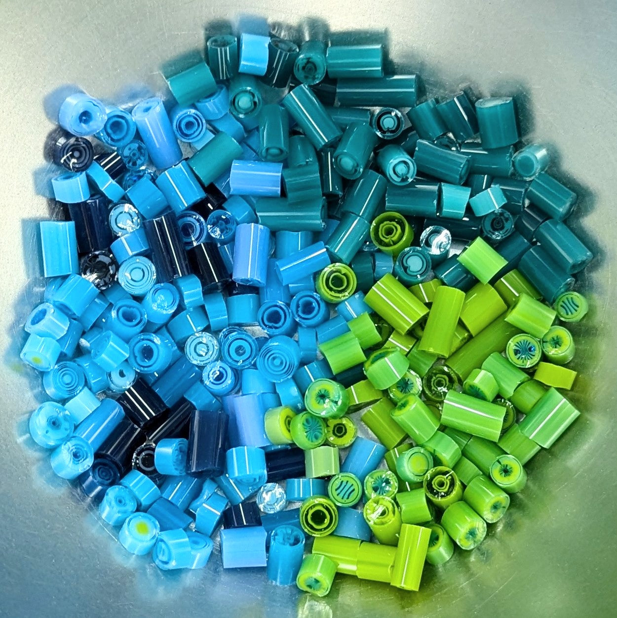 1/2 LB COE 90 Play Pack - Blue/Green/Teal