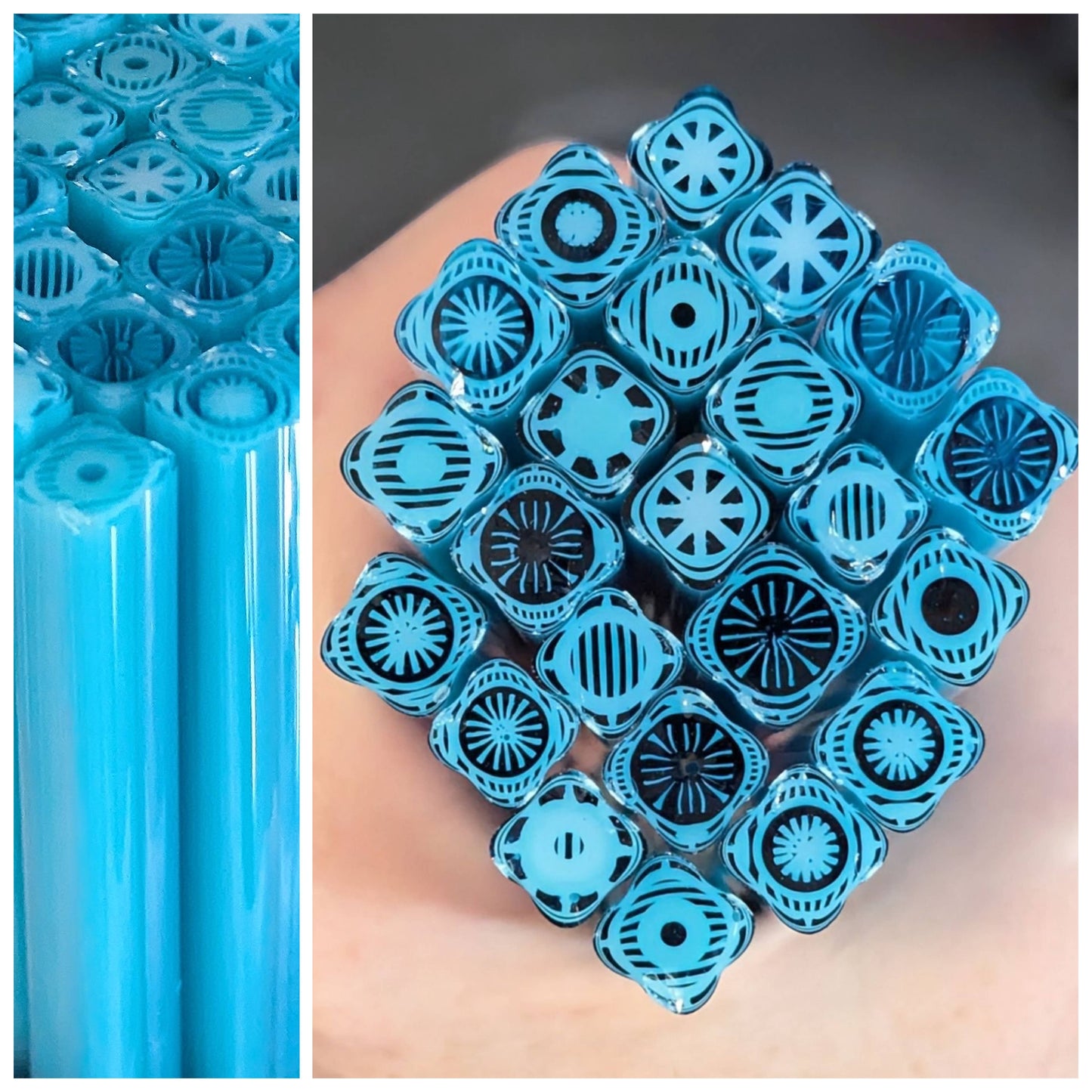 M/LG Turquoise Geo