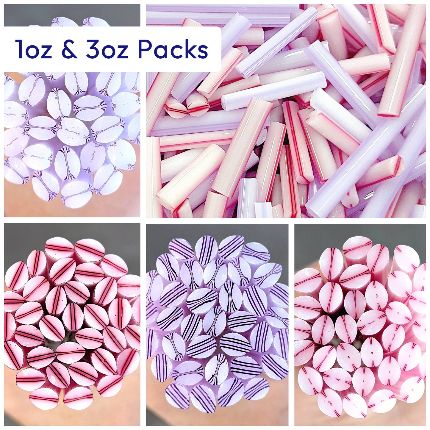 COE 90 Play Pack - Pink/Neo Lavender Petals - No Hollows