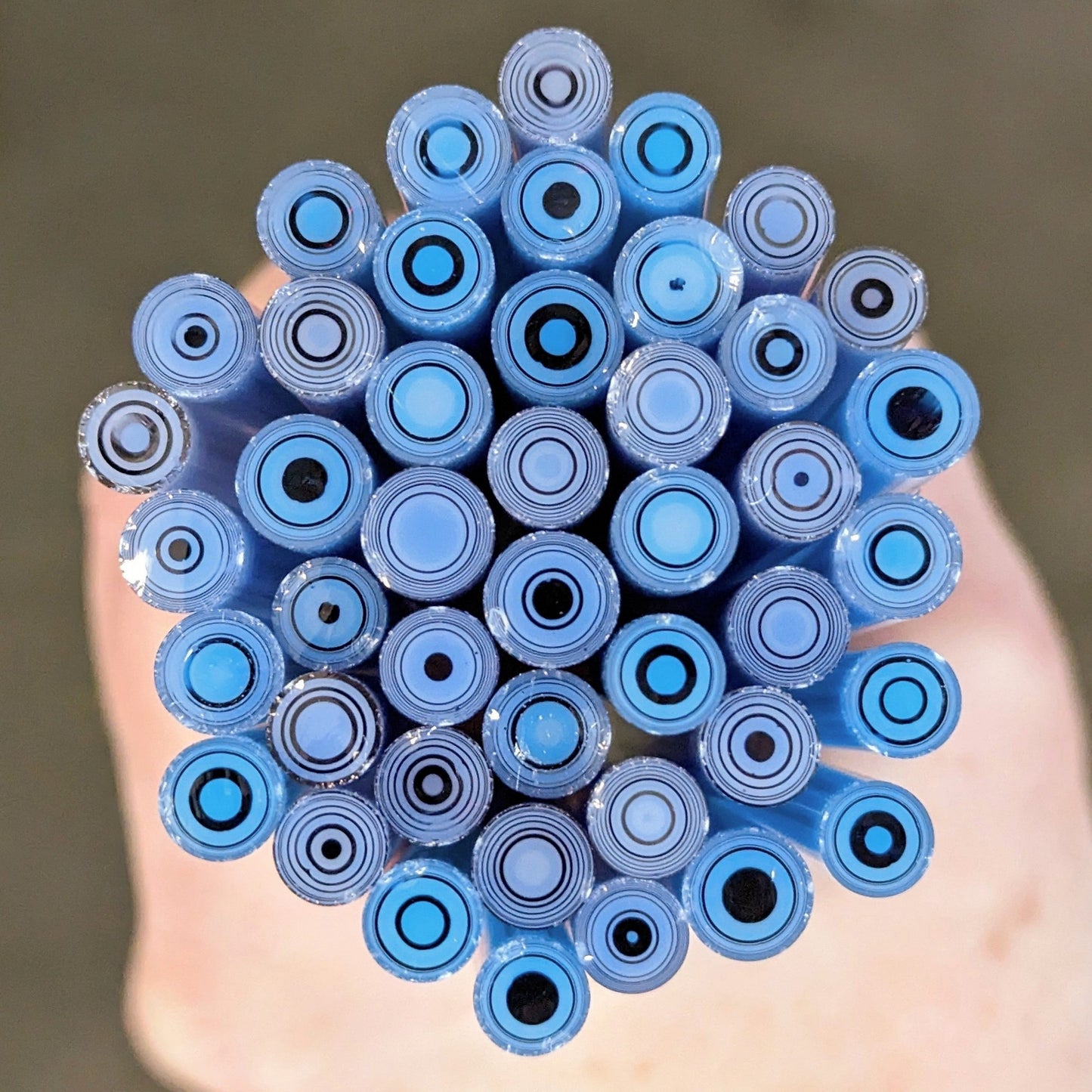 COE 96 Lollipop Swirl Cane/Slices