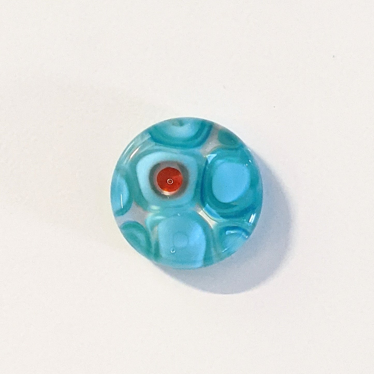 Murrini Gem Pendant J148 .75" Round