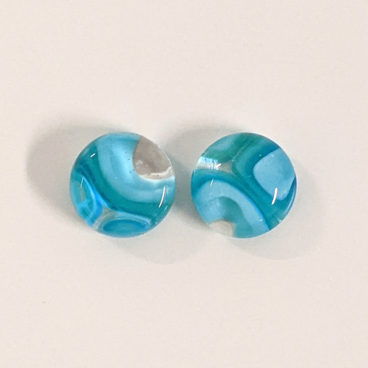 Murrini Gem Earring Pair EP144 -.5" Round