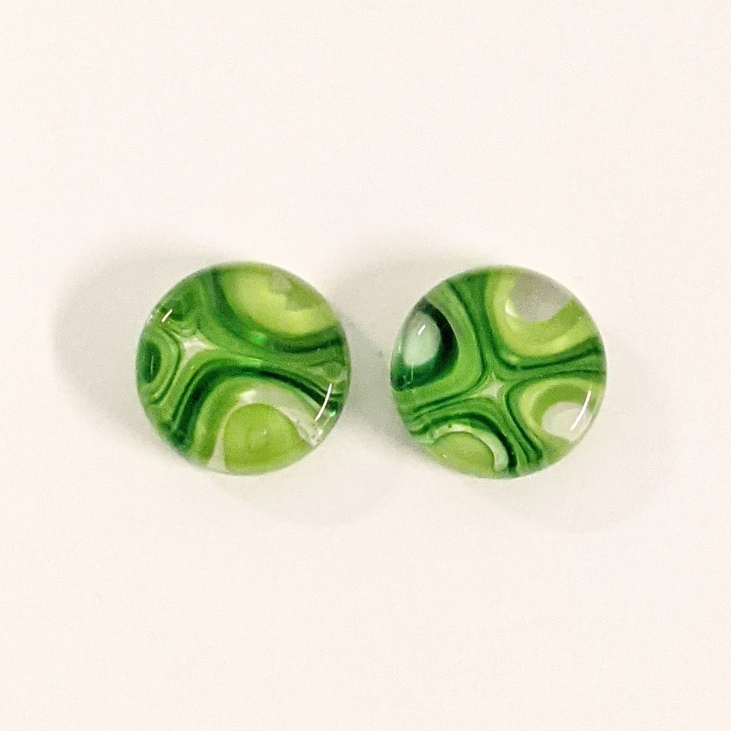 Murrini Gem Earring Pair EP152 +.5" Round