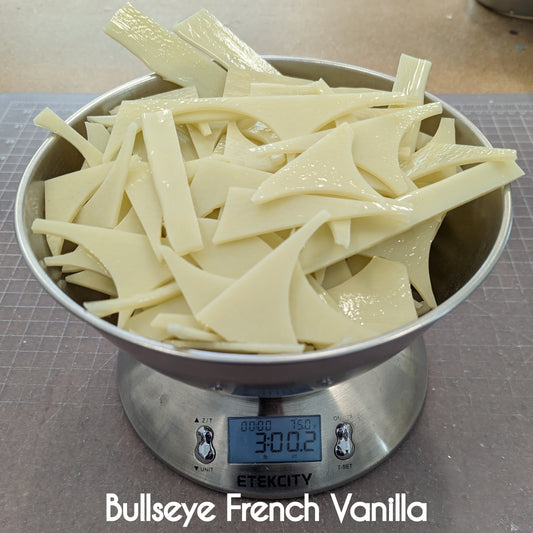 Bullseye French Vanilla Scrap Glass 3lbs
