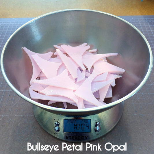 Bullseye Petal Pink Scrap Glass 1 (one) lb