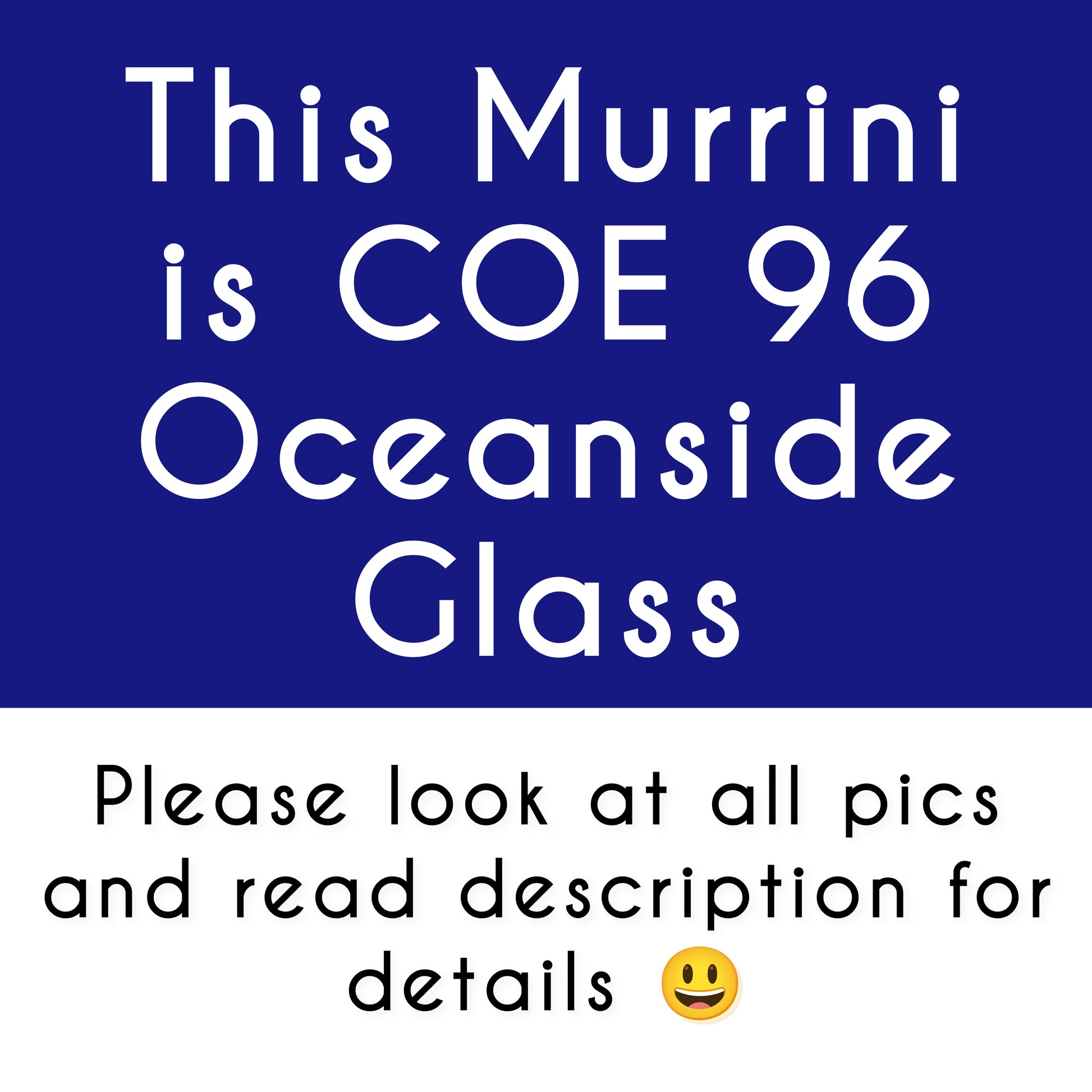 Cape Jasmine Murrine Millefiori Glass - COE 96 Fuse-Flat Slices For Kiln Glass Art (1/2 Oz)