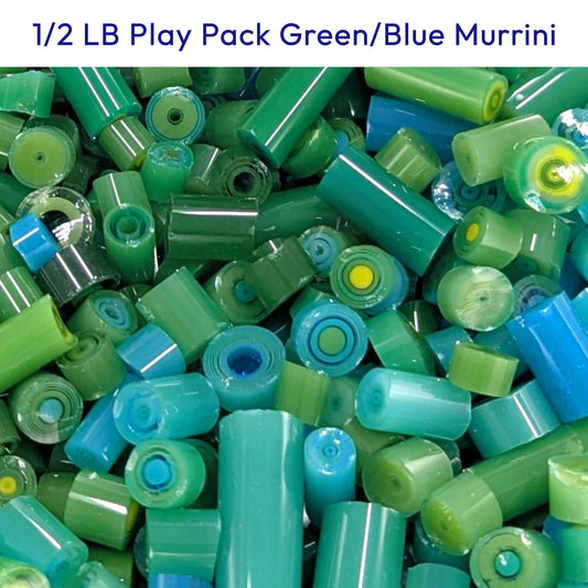 1/2 LB COE 96 Play Pack - Green/Blue