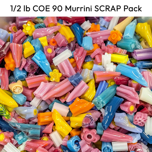 SEE NOTES - 1/2 LB COE 90 - Murrini SCRAP Pack