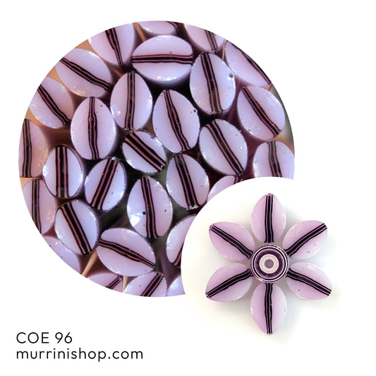 Lilac Stripe Petal COE 96