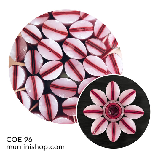Red Amaryllis Petal COE 96
