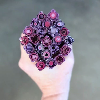M/LG Pink Violet Geo