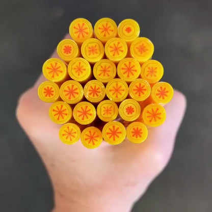 Sunflower Orange Starburst COE 90