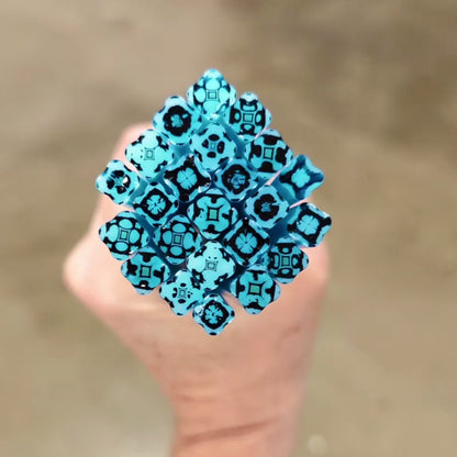 Blue Green Medallion COE 96