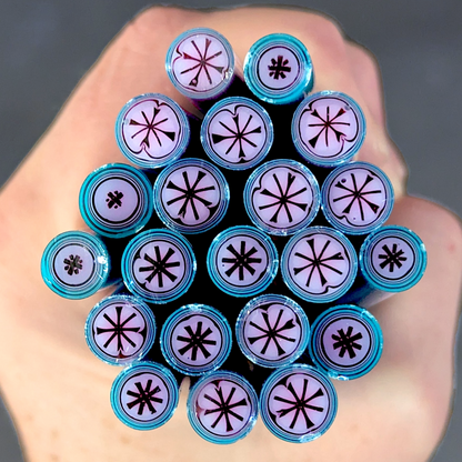 Pink Teal Starburst COE 90