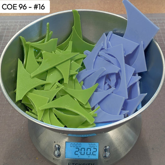 COE 96 Scrap Glass #16 - 2lbs