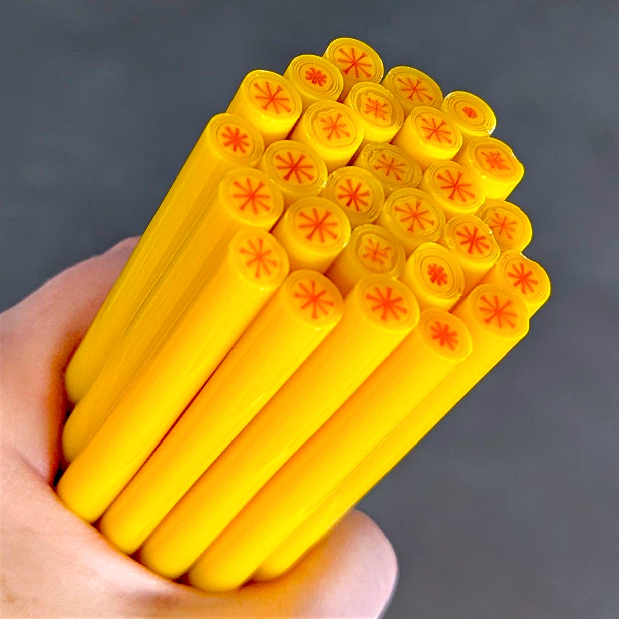 Sunflower Orange Starburst COE 90