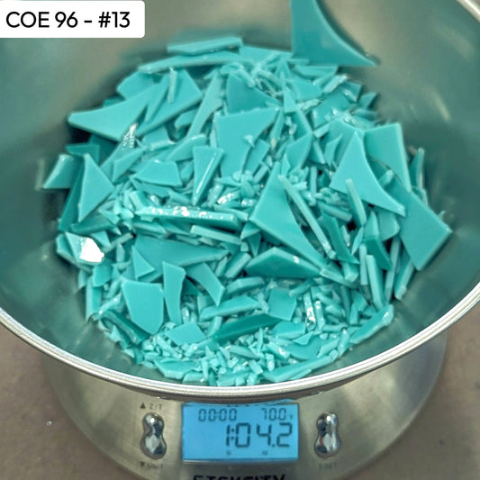 COE 96 Scrap Glass #13 - 1lb 4oz