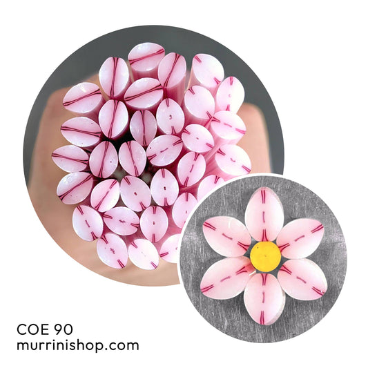 Pink White Petals COE 90
