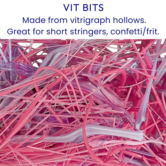 1/2 lb COE 90 Pink/Purple Vit Bits