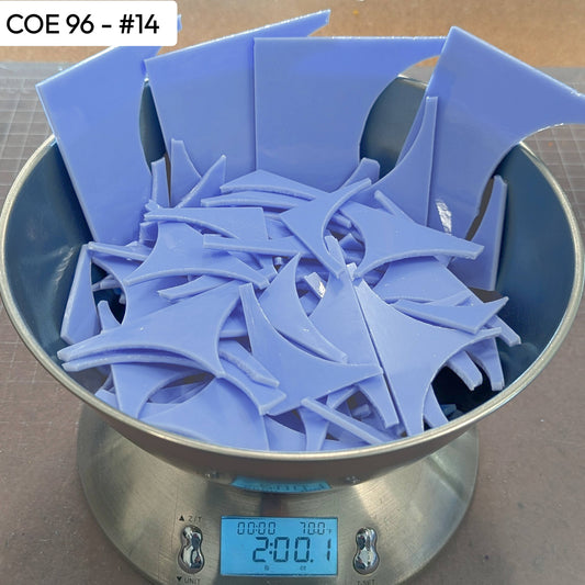 COE 96 Scrap Glass #14 - 2lbs