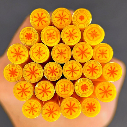 Sunflower Orange Starburst COE 90