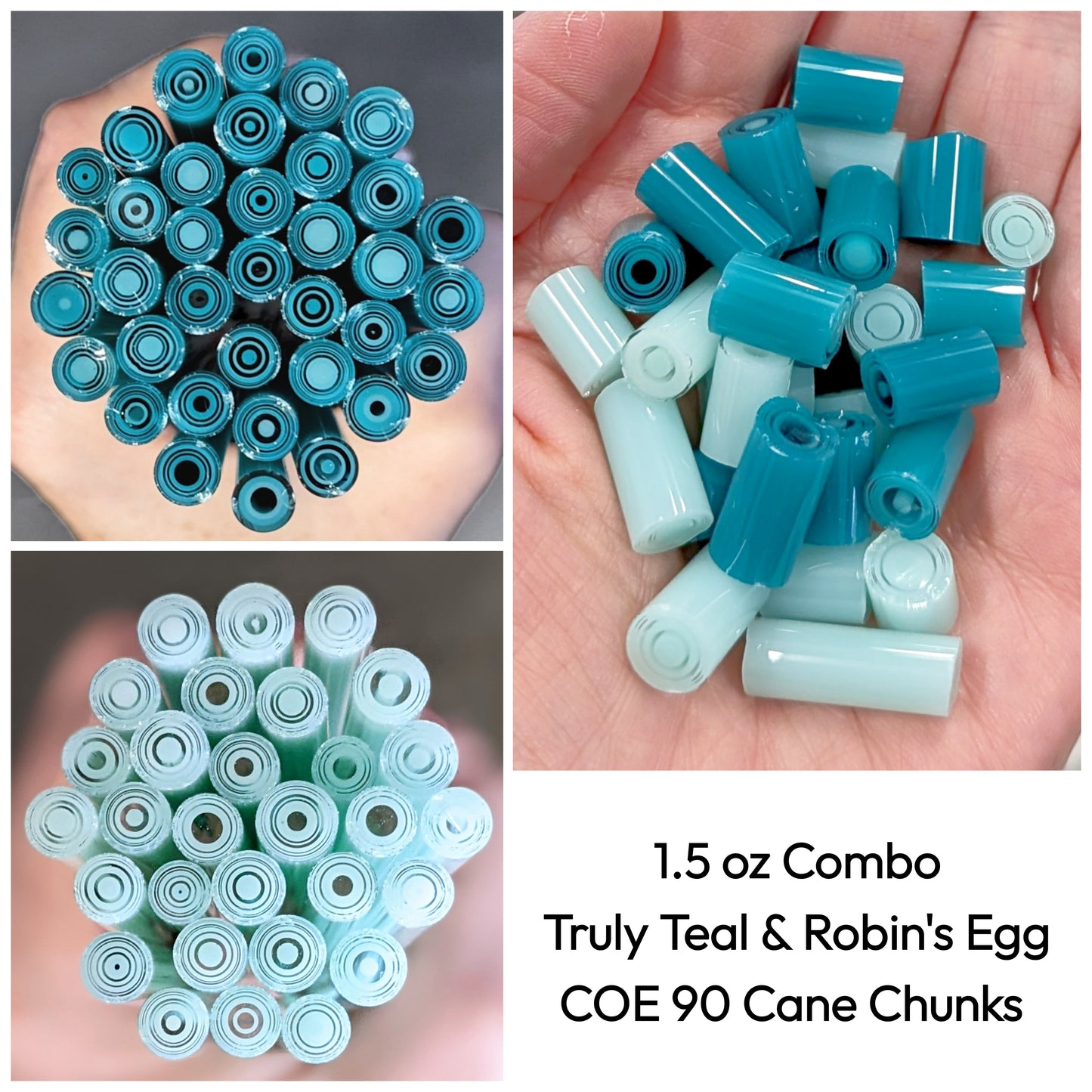 1.5oz Combo - Truly Teal & Robin's Egg COE 90