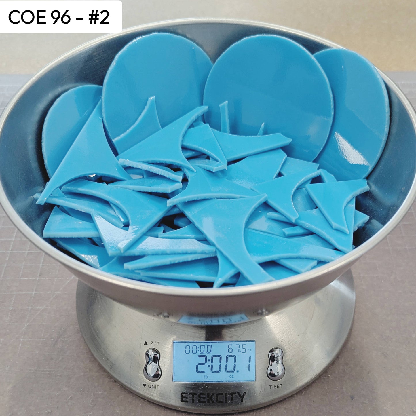 COE 96 Scrap Glass #2 - 2lbs