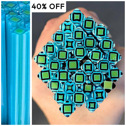 Blue Green Harlequin COE 96