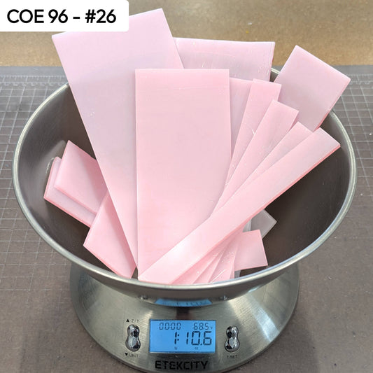 COE 96 Scrap Glass #26 - 1lb 10.6oz