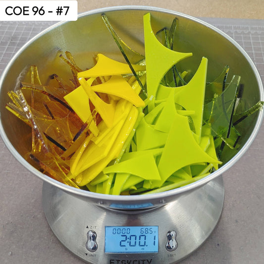 COE 96 Scrap Glass #7 - 2lbs