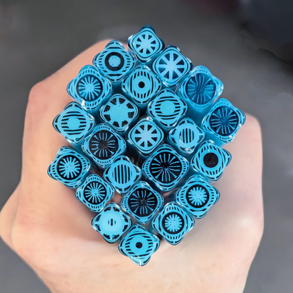 M/LG Turquoise Geo
