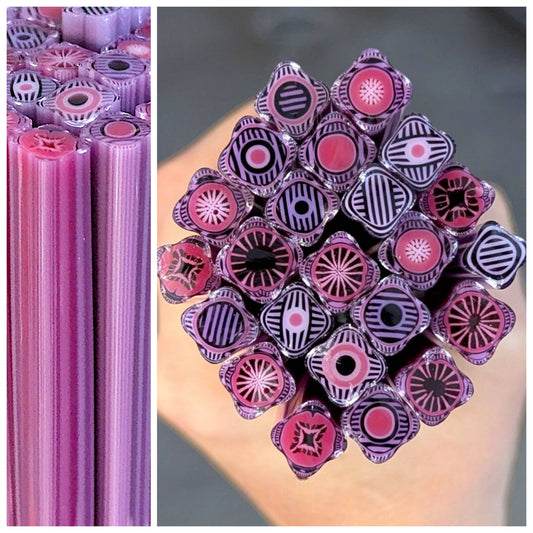 M/LG Pink Violet Geo