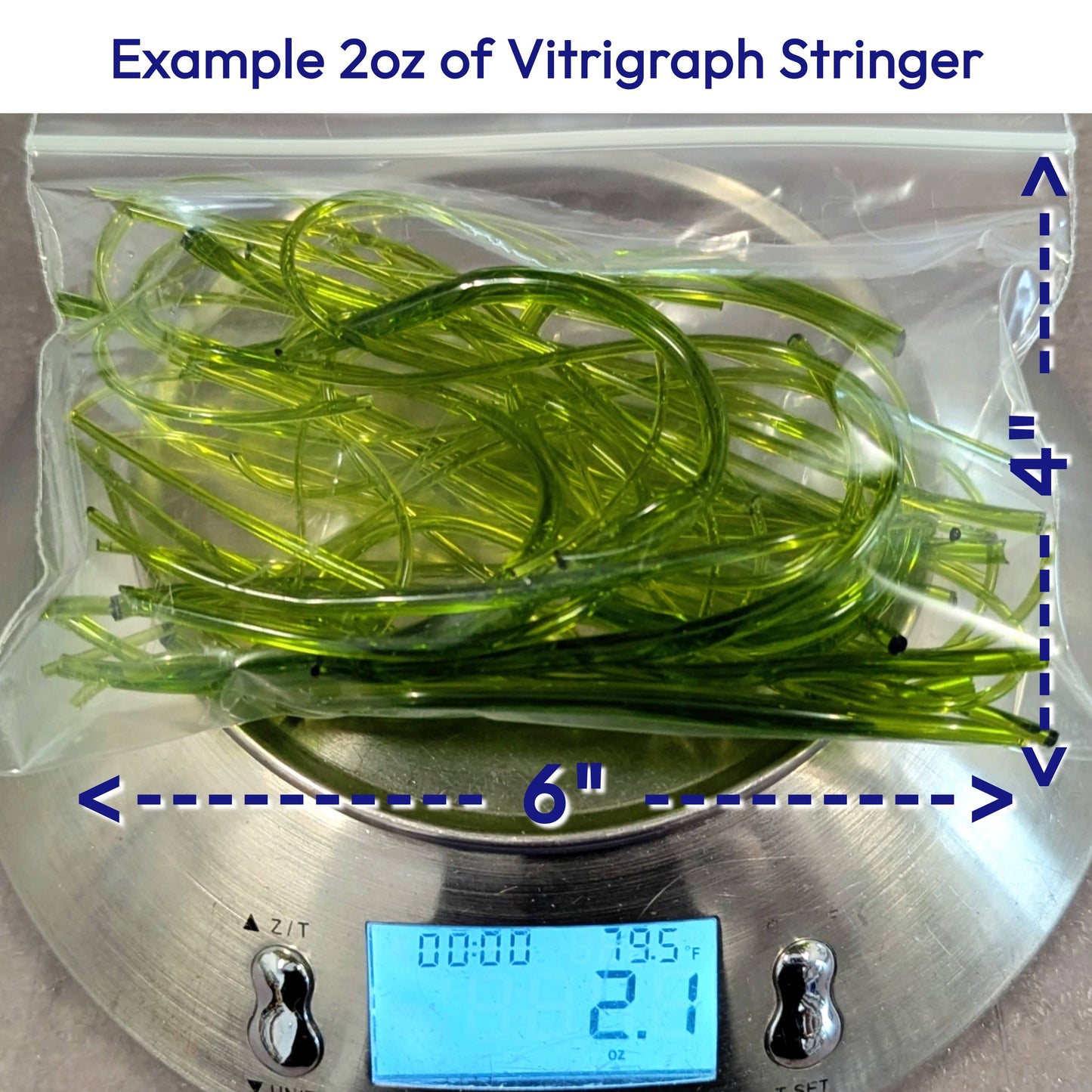 COE 96 Amazon Green Stringer - 2oz