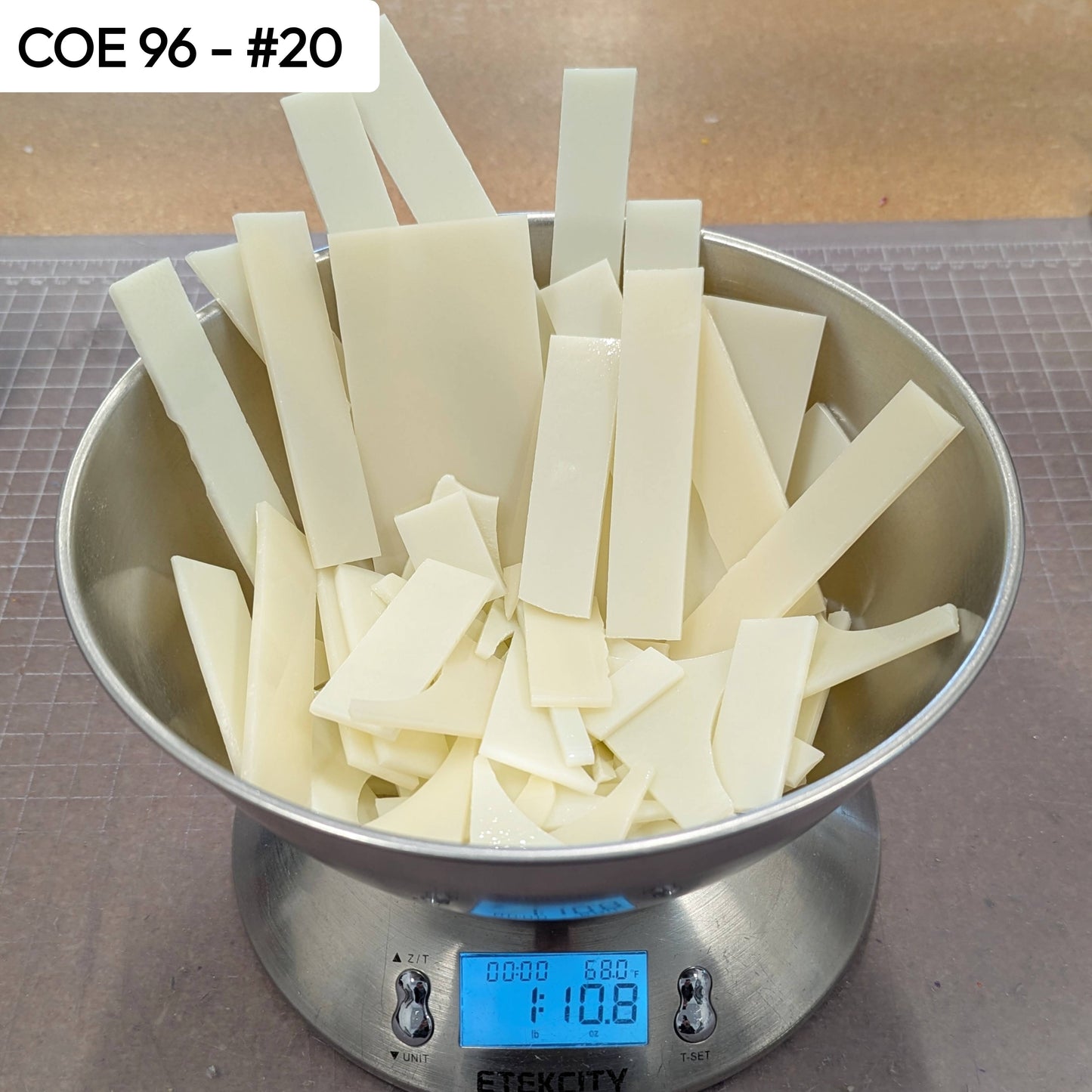 COE 96 Scrap Glass #20 - 1lb 10.8oz