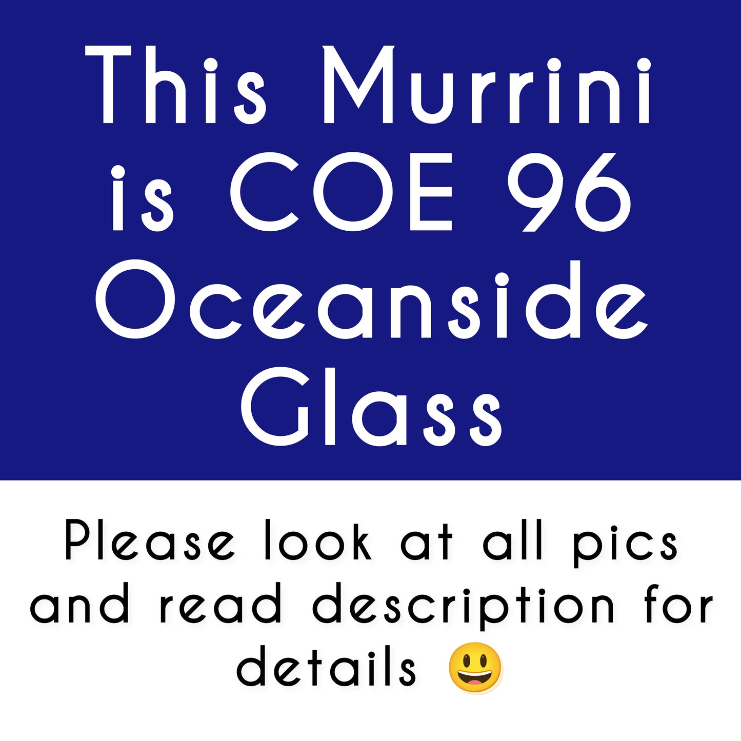 Beautiful Oopsie COE 96 (SEE NOTES)