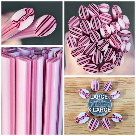 Large & XL Pink Pinstripe Petals COE 90