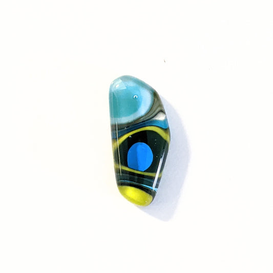 Murrini Gem Pendant J118   1" x .5"