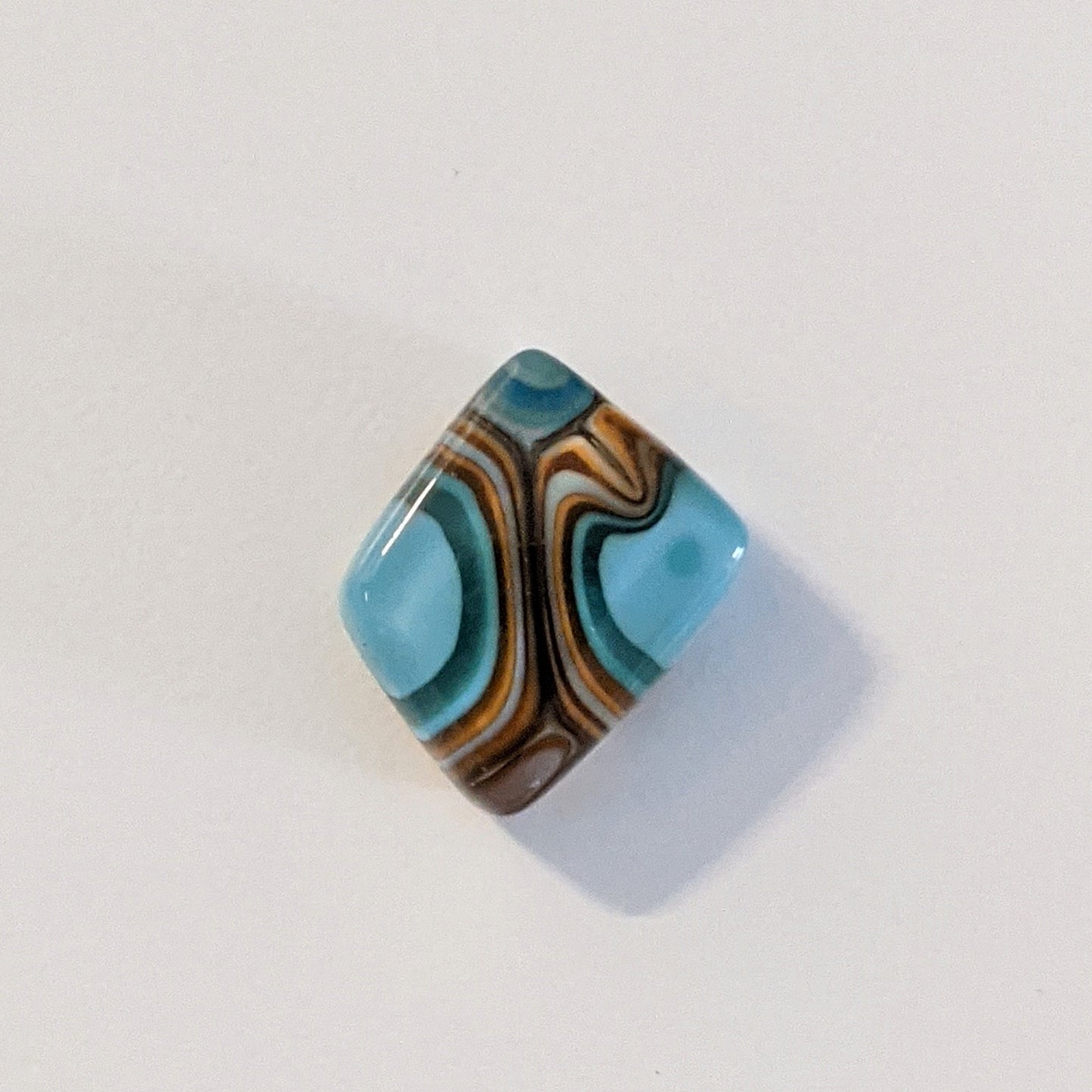 Murrini Gem Pendant J135  .65" x .5"