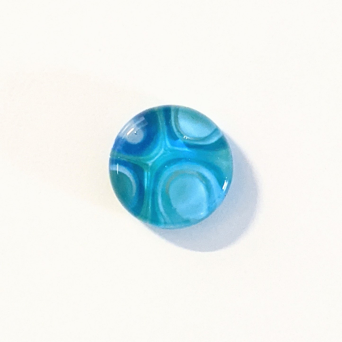 Murrini Gem Pendant J144  .75" Round