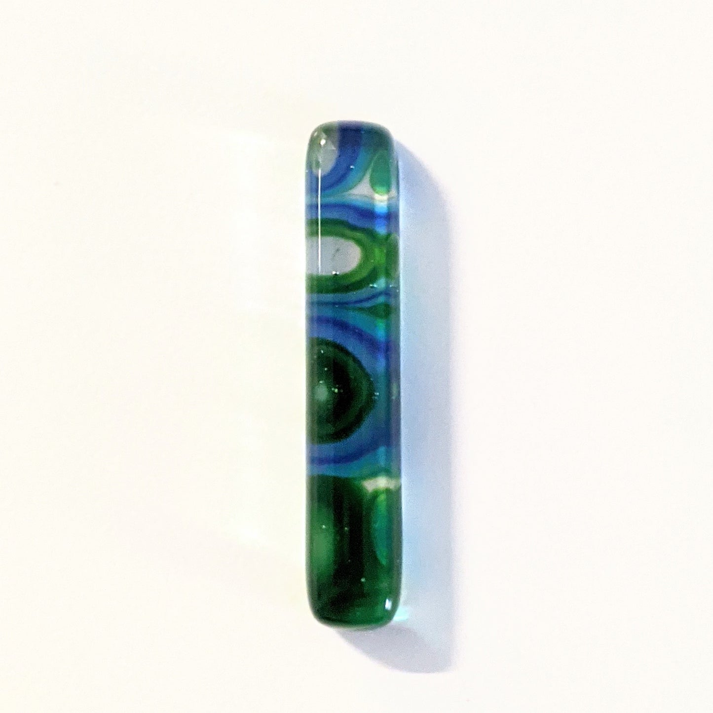Murrini Gem Pendant J159  1.5" x .25"