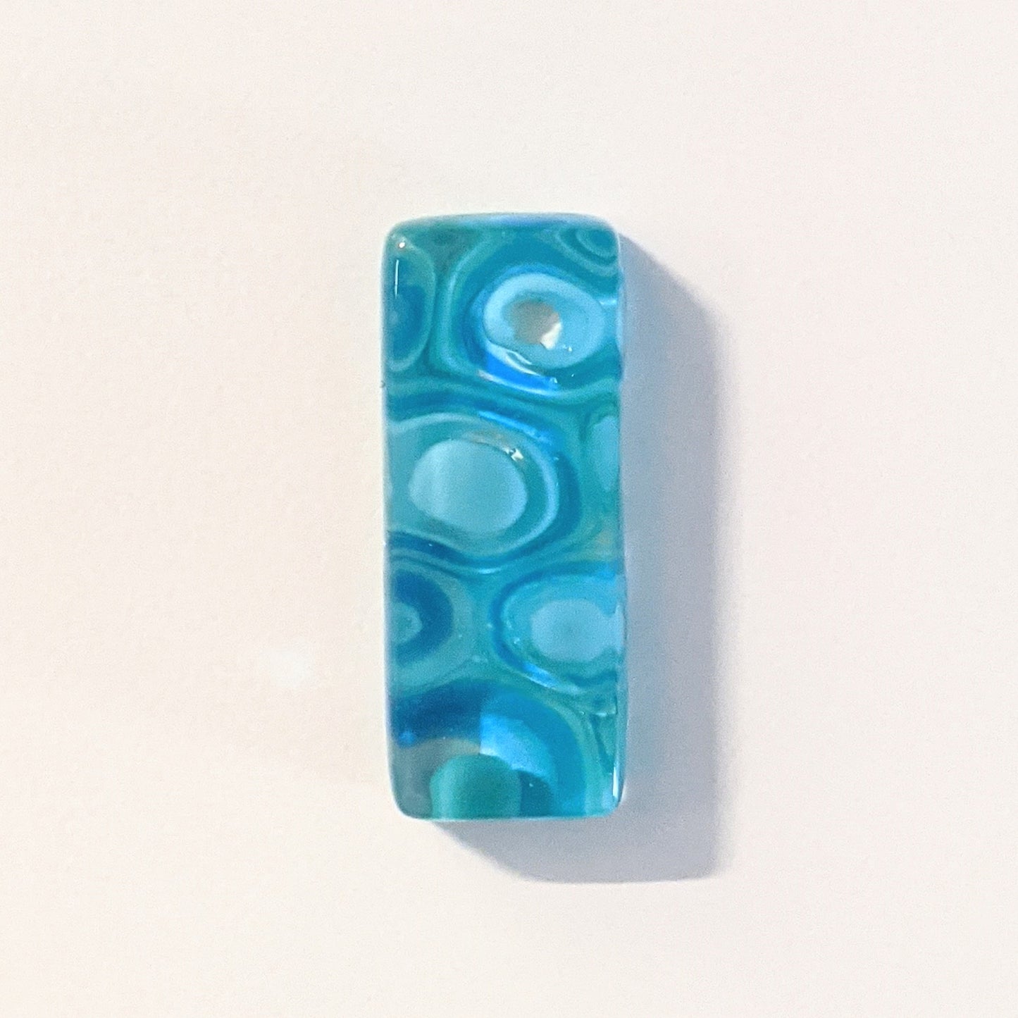 Murrini Gem Pendant J163  1.25" x .5"